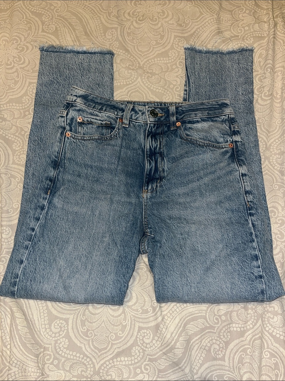 Garage High-Rise Light Blue Denim Jeans